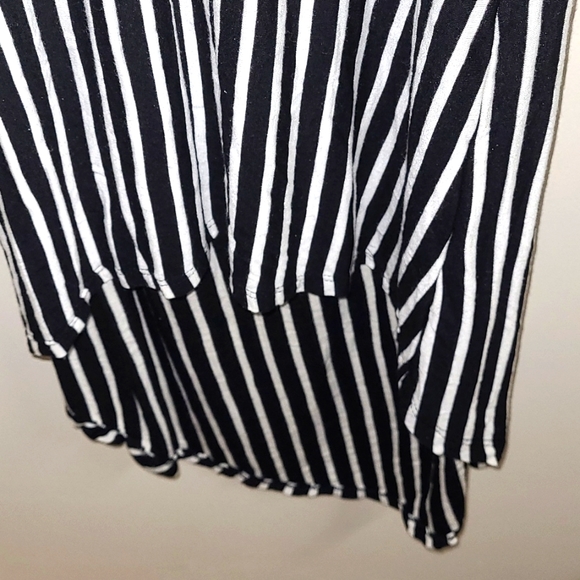 Poetry black and stripe maxi dress. - Picture 3 of 4